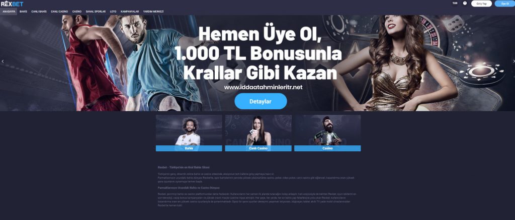 Rexbet Güvenilir mi – Yeni Canlı Bahis Sitesi 2021